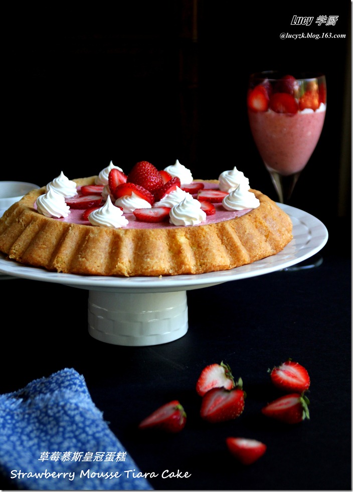 草莓慕斯皇冠蛋糕Strawberry Mousse Tiara Cake